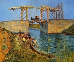 Gogh, Vincent, van - Brücke bei Arles (Pont de Langlois)