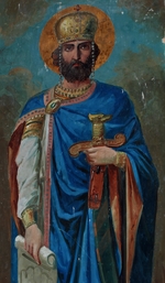 Unbekannter Künstler - David IV. der Erbauer, König von Georgien
