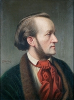 Willich, Cäsar - Porträt von Komponist Richard Wagner (1813-1883)