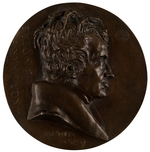 D'Angers, Pierre-Jean David - Porträt von André-Marie Ampère (1775-1836)