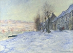 Monet, Claude - Lavacourt unter Schnee