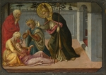 Lippi, Fra Filippo - Heiliger Zeno befreit die Tochter von Kaiser Gallienus von bösen Geistern (aus Dem Pistoia Santa Trinità Altarbild)