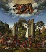 Girolamo da Treviso - Die Anbetung der Könige