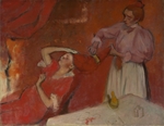 Degas, Edgar - Beim Haarkämmen (La Coiffure)