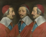 Champaigne, Philippe, de - Dreifach-Portrait von Kardinal Richelieu