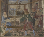Pinturicchio, Bernardino - Penelope und die Freier
