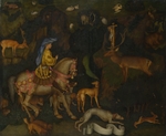 Pisanello, Antonio - Die Vision des heiligen Eustachius