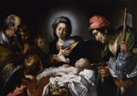Strozzi, Bernardo - Die Anbetung des Christuskindes