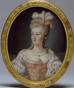 Vallayer-Coster, Anne - Porträt von Marie Antoinette (1755-1793), Königin von Frankreich und Navarra