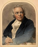 Phillips, Thomas - Porträt von William Blake (1757-1827)