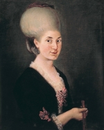 Unbekannter Künstler - Maria Anna (Nannerl) Mozart (1751-1829), Schwester von Wolfgang Amadeus Mozart
