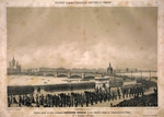 Timm, Wassili (George Wilhelm) - Die Trauerprozession für den Kaiser Nikolaus I. am 18. Februar 1855
