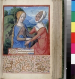 Bourdichon, Jean - Begegnung von Maria und Elisabet