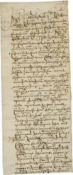Historisches Dokument - Der Brief gegen die revidierten Kirchenbücher aus Solowezki-Kloster (8. Juni 1658)