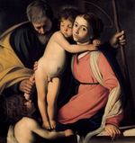 Caravaggio, Michelangelo - Die heilige Familie mit dem Johannesknaben