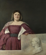Tizian - Bildnis einer Frau (La Schiavona)
