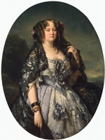 Winterhalter, Franz Xavier - Porträt von Fürstin Sophia Radziwill