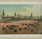 Benoist, Philippe - Die Basilius-Kathedrale auf dem Roten Platz in Moskau (aus dem Panoramabild bestehend aus zehn Einzelbildern)
