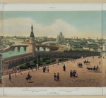 Benoist, Philippe - Blick auf die Christ-Erlöser-Kathedrale und den Moskauer Kreml (aus dem Panoramabild bestehend aus zehn Einzelbildern)