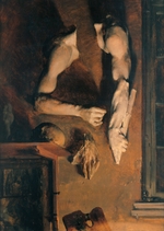 Menzel, Adolph Friedrich, von - Atelierwand