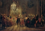 Menzel, Adolph Friedrich, von - Flötenkonzert Friedrichs des Großen in Sanssouci