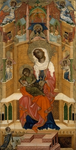 Meister der Kaufmannschen Kreuzigung - Thronende Maria mit dem Kind (Glatzer Madonna)