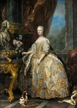 Van Loo, Carle - Porträt von Maria Leszczynska, Königin von Frankreich (1703-1768)