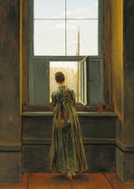 Friedrich, Caspar David - Frau am Fenster