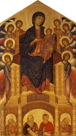 Cimabue, Giovanni - Maesta mit Engeln