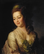 Lewizki, Dmitri Grigoriewitsch - Porträt von Maria Alexejewna Lwowa, geb. Djakowa