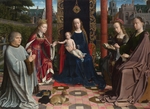 David, Gerard - Maria mit dem Kinde, Heiligen und Stifter