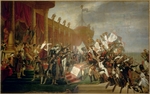 David, Jacques Louis - Schwur des Heeres auf den Kaiser nach der Verteilung der Adler auf dem Marsfeld in Paris am 5. Dezember 1804