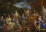 Nocret, Jean - König Ludwig XIV. von Frankreich mit seiner Familie