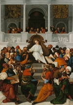 Mazzolino, Ludovico - Der zwölfjährige Jesus im Tempel