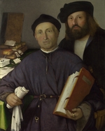 Lotto, Lorenzo - Der Mediziner Giovanni Agostino della Torre und sein Sohn, Niccolò