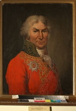 Schtschukin, Stepan Semjonowitsch - Porträt von Dichter Graf Dmitri Chwostow (1757-1835)