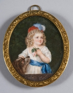 Unbekannter Künstler - Porträt von Louis Charles de Bourbon, dauphin de Viennois (1785-1795)