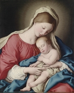 Sassoferrato (Salvi), Giovanni Battista - Madonna mit dem schlafenden Kind