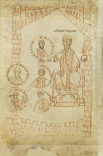 Ekkehard von Aura - Stammtafel der Salier: Konrad II. auf dem Thron, Heinrich III., Heinrich IV., Adelheid von Kiew, Heinrich V. und Konrad