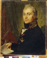 Borowikowski, Wladimir Lukitsch - Porträt von Alexander Fedosseewitsch Bestuschew (1761-1810)