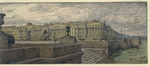 Lanceray (Lansere), Ewgeni Ewgenjewitsch - Der Senatsplatz in St. Peterburg