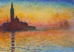 Monet, Claude - San Giorgio Maggiore bei der Abenddämmerung