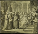 Smuglewicz, Franciszek - Zar Wassili IV. Iwanowitsch Schuiski vor dem König Sigismund III.