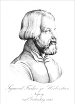 Unbekannter Künstler - Porträt des Barons Sigmund von Herberstein, Botschafter in Polen und Russland