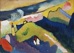Kandinsky, Wassily Wassiljewitsch - Murnau. Berglandschaft mit Kirche