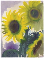 Nolde, Emil - Die Sonnenblumen