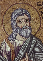 Byzantinischer Meister - Der Prophet Zephania (Detail von Mosaik-Interieur im Markusdom)