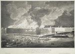 Wolf, Franz - Der Winterpalast während des grossen Brandes am 29. Dezember 1837