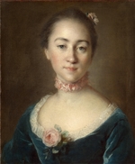 Tocqué, Louis - Porträt von Gräfin Ekaterina Golowkina