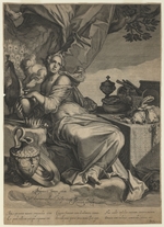 Swanenburgh, Willem van - Allegorie der Vanitas und Vergänglichkeit von gesamten Hab und Gut